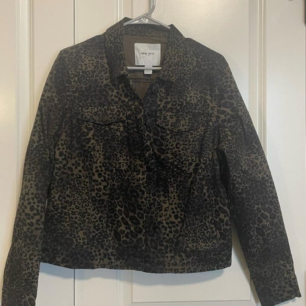 Leopard Jean Jacket